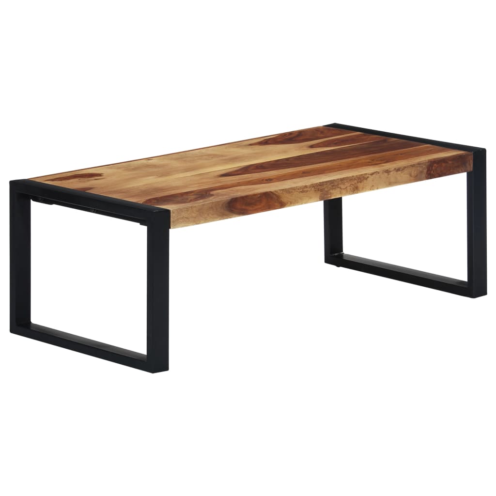 vidaXL Table basse 110x60x40 cm Bois d'acacia massif