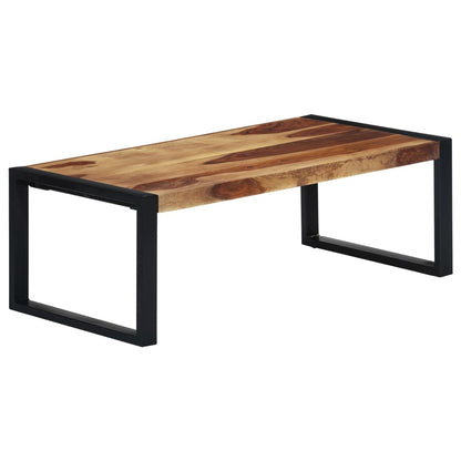 vidaXL Table basse 110x60x40 cm Bois d'acacia massif