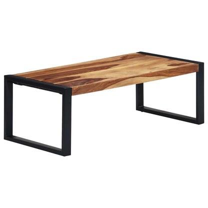 vidaXL Table basse 110x60x40 cm Bois d'acacia massif
