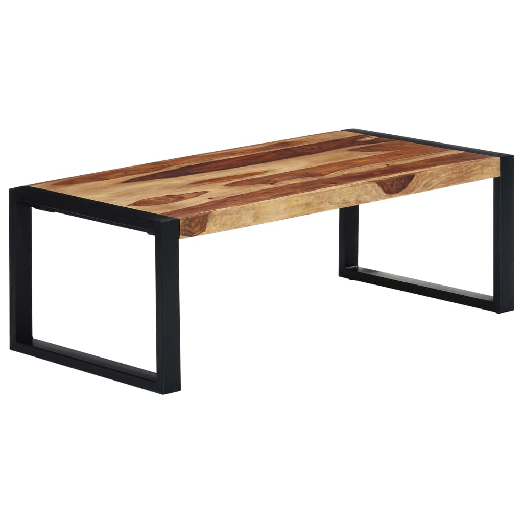 vidaXL Table basse 110x60x40 cm Bois d'acacia massif