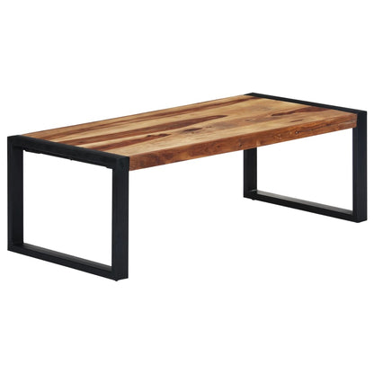 vidaXL Table basse 110x60x40 cm Bois d'acacia massif