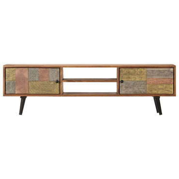Meuble TV vidaXL 140x30x40 cm en bois d'acacia massif