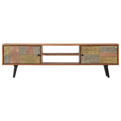 Meuble TV vidaXL 140x30x40 cm en bois d'acacia massif