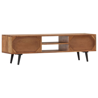 Meuble TV vidaXL 140x30x40 cm en bois d'acacia massif