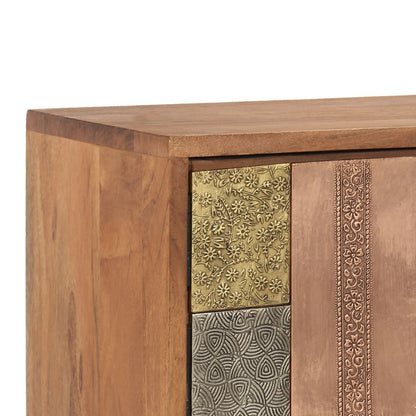 Meuble TV vidaXL 140x30x40 cm en bois d'acacia massif