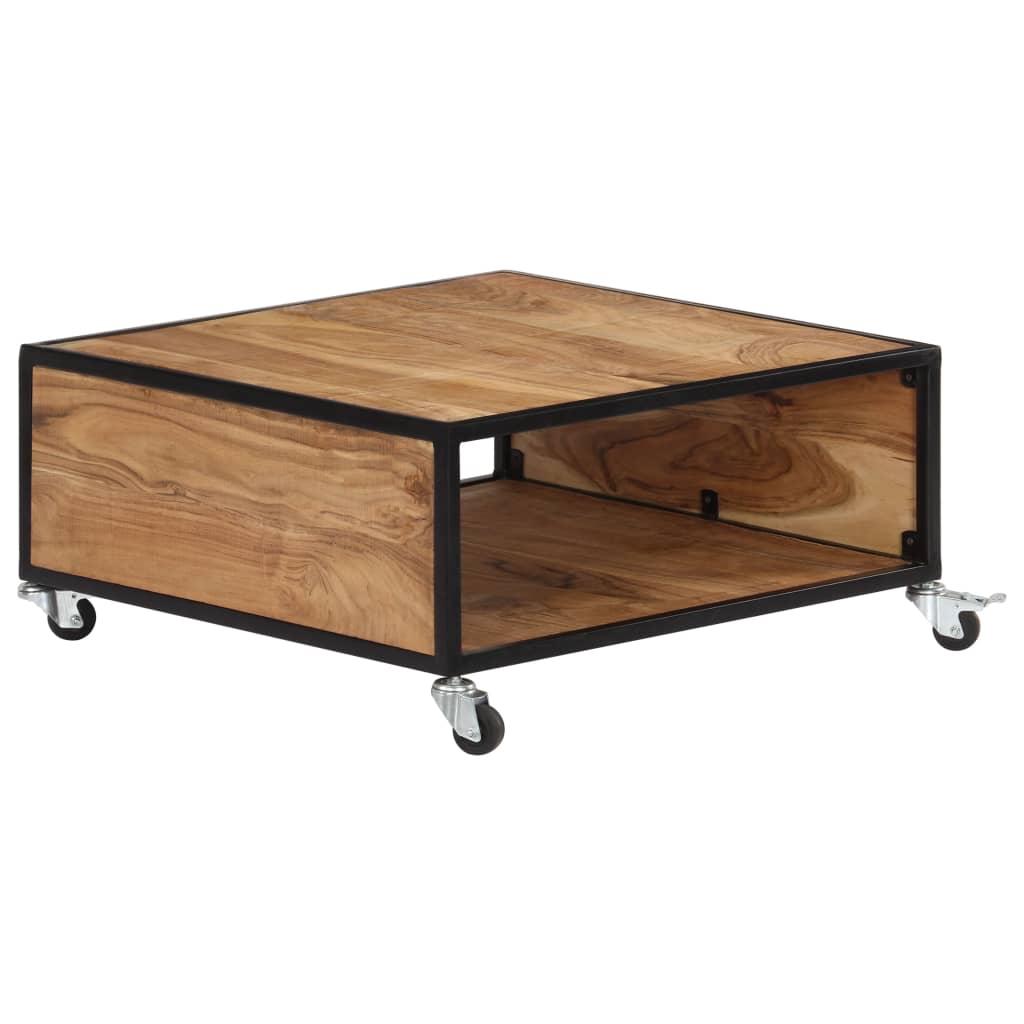 vidaXL Couchtisch 70x70x32 cm Massivholz Akazie