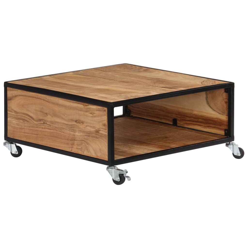 vidaXL Couchtisch 70x70x32 cm Massivholz Akazie