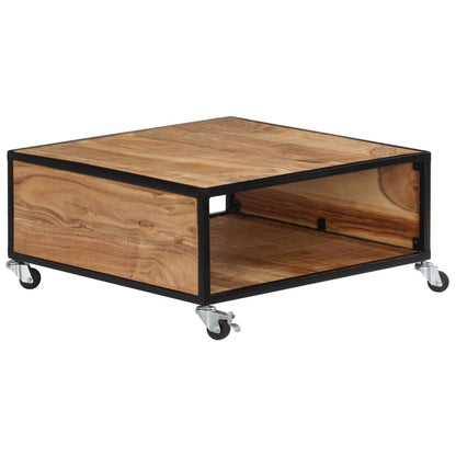 vidaXL Couchtisch 70x70x32 cm Massivholz Akazie