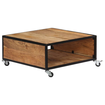 vidaXL Couchtisch 70x70x32 cm Massivholz Akazie