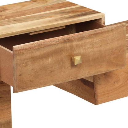 Meuble TV vidaXL 108x30x49 cm Bois d'acacia massif