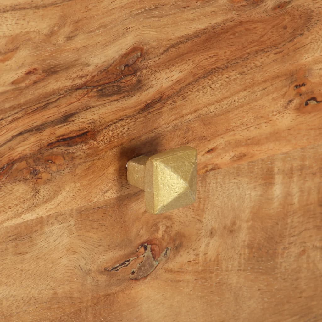 Meuble TV vidaXL 108x30x49 cm Bois d'acacia massif