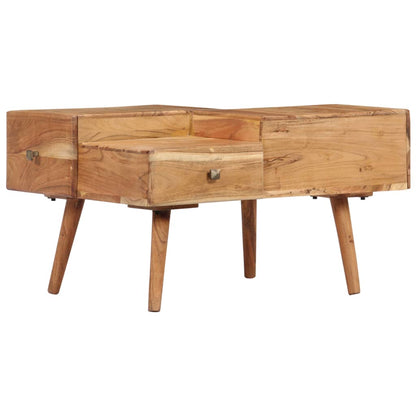 vidaXL Couchtisch 70x60x42 cm Massivholz Akazie