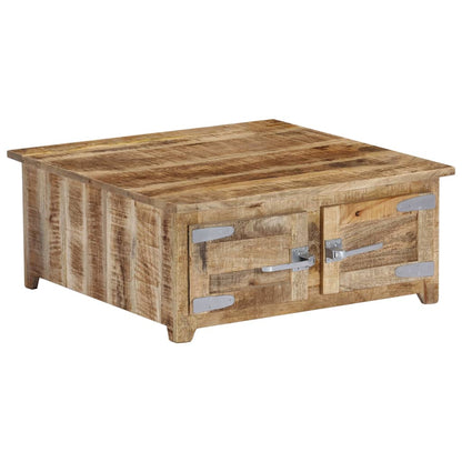 vidaXL Couchtisch 70x70x30 cm Massivholz Mango