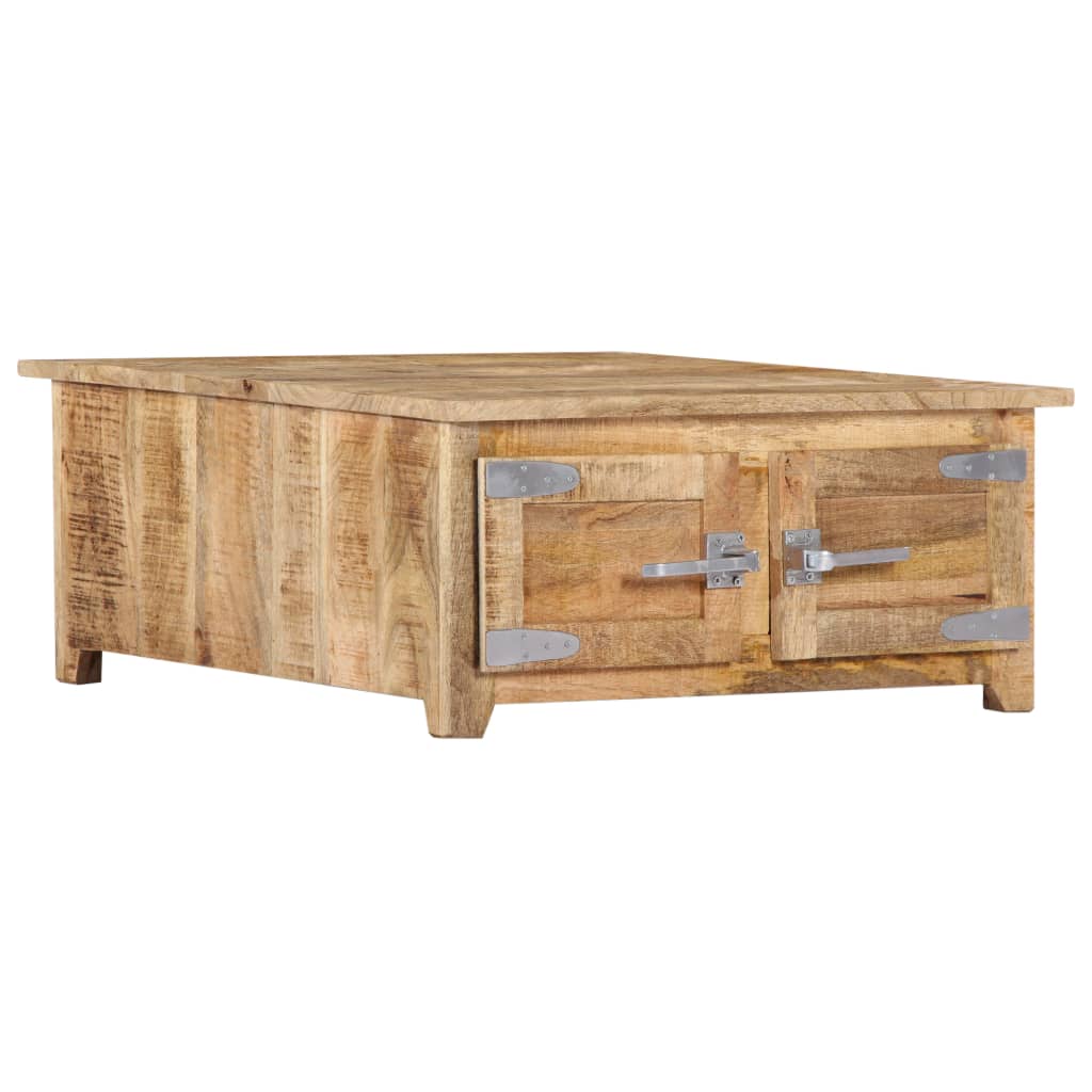 vidaXL Couchtisch 70x70x30 cm Massivholz Mango