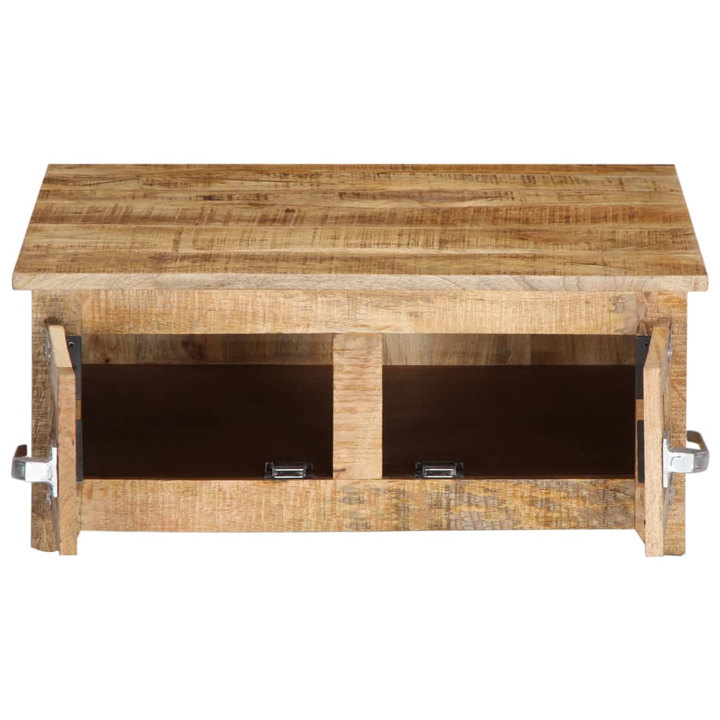 vidaXL Couchtisch 70x70x30 cm Massivholz Mango