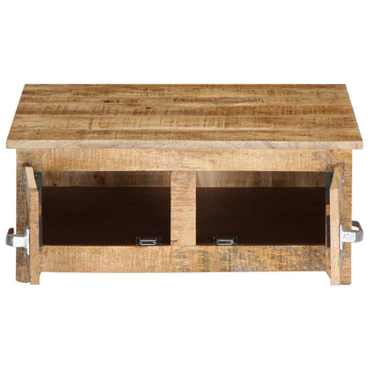 vidaXL Couchtisch 70x70x30 cm Massivholz Mango