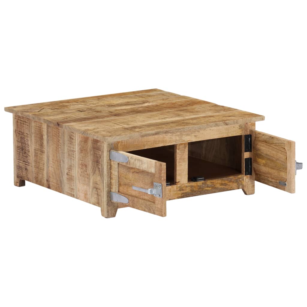vidaXL Couchtisch 70x70x30 cm Massivholz Mango