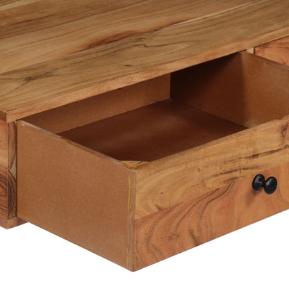 vidaXL Bureau mural 90x40x170 cm en bois d'acacia massif