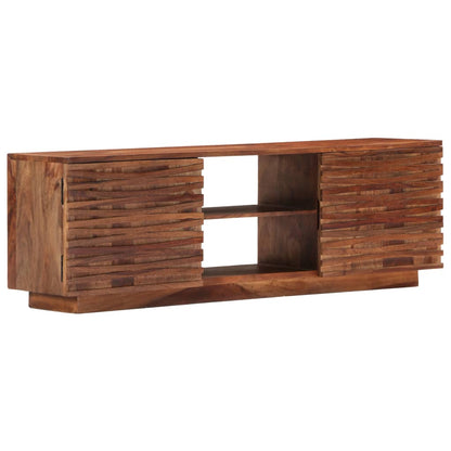 vidaXL Meuble TV 120x30x40 cm Bois d'acacia Massif
