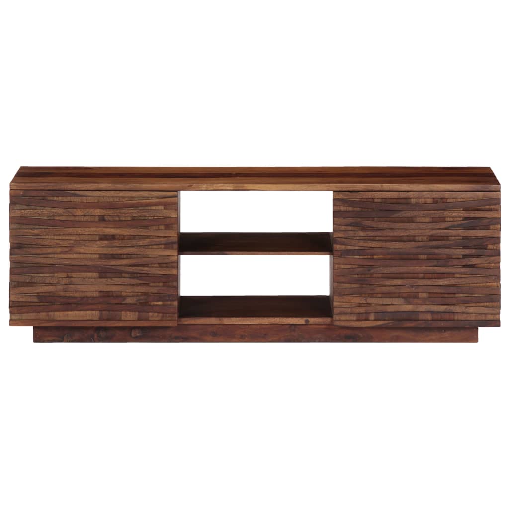 vidaXL Meuble TV 120x30x40 cm Bois d'acacia Massif
