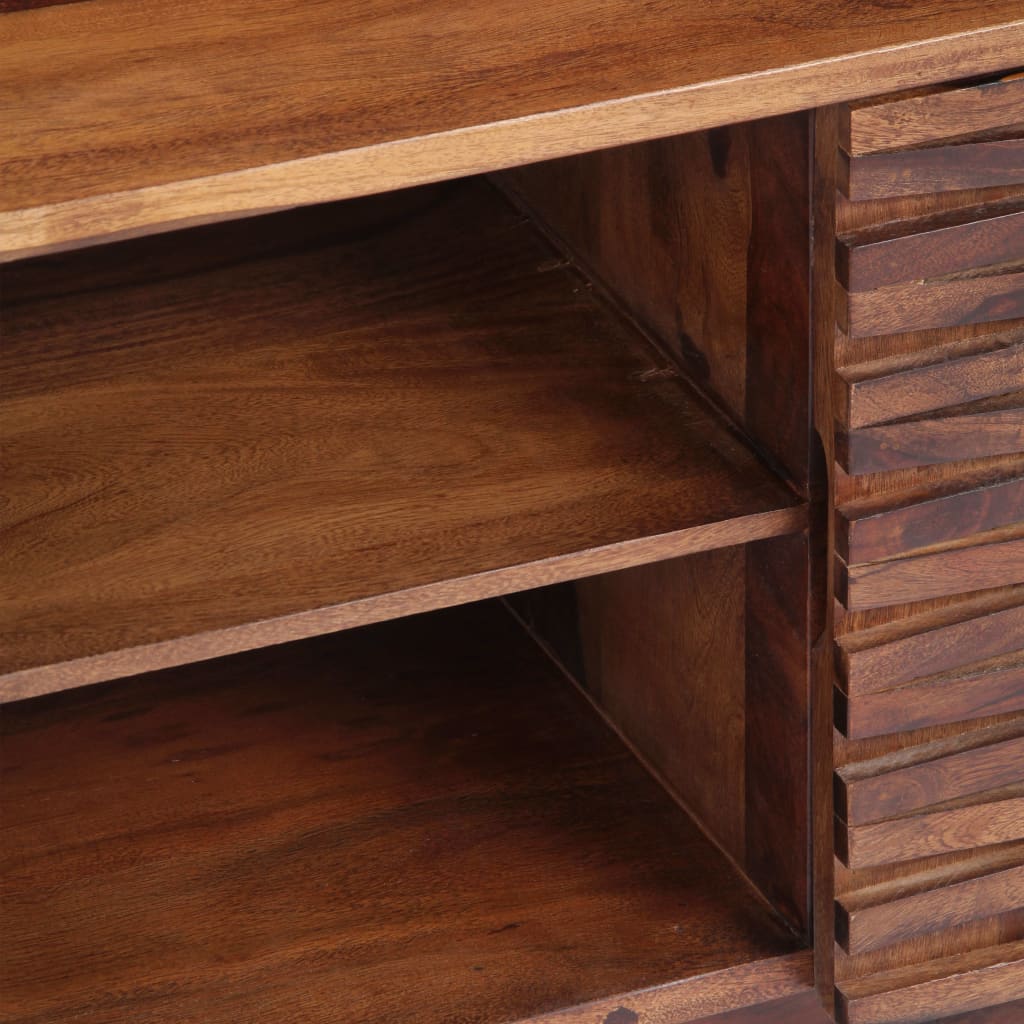 vidaXL Meuble TV 120x30x40 cm Bois d'acacia Massif