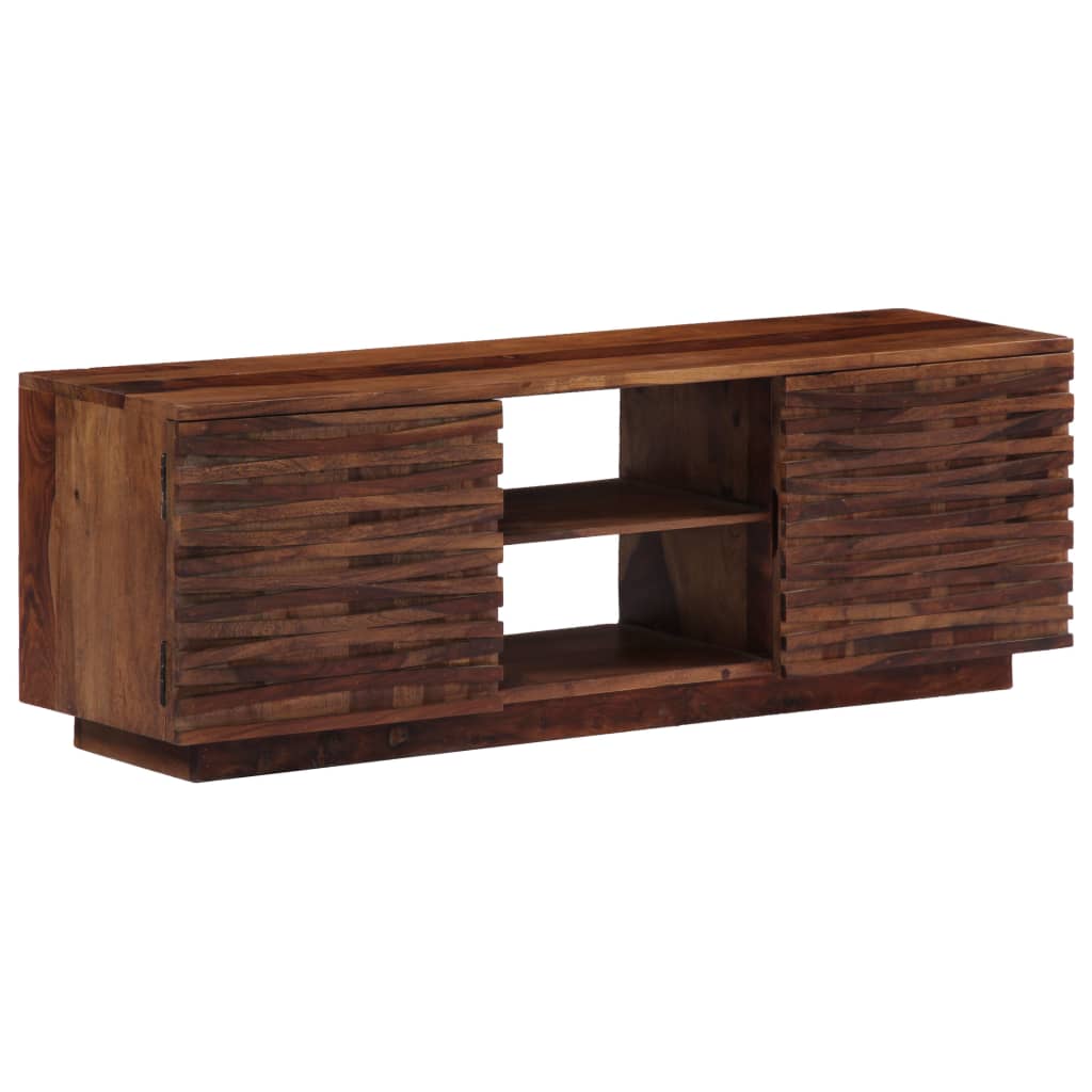 vidaXL Meuble TV 120x30x40 cm Bois d'acacia Massif