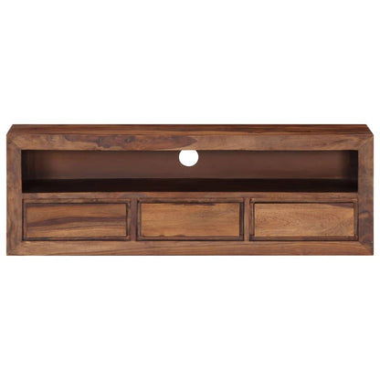 vidaXL Meuble TV 120x30x40 cm Bois d'acacia Massif
