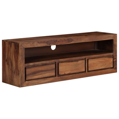 vidaXL Meuble TV 120x30x40 cm Bois d'acacia Massif