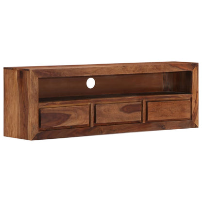 vidaXL Meuble TV 120x30x40 cm Bois d'acacia Massif