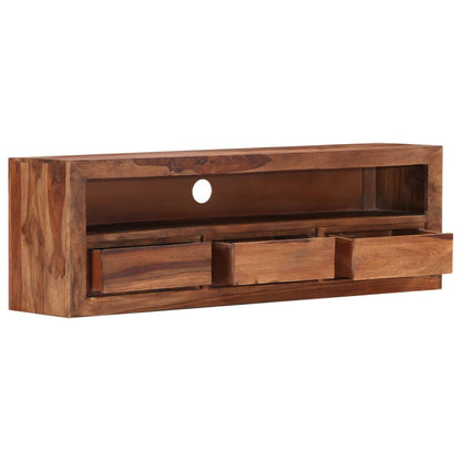 vidaXL Meuble TV 120x30x40 cm Bois d'acacia Massif