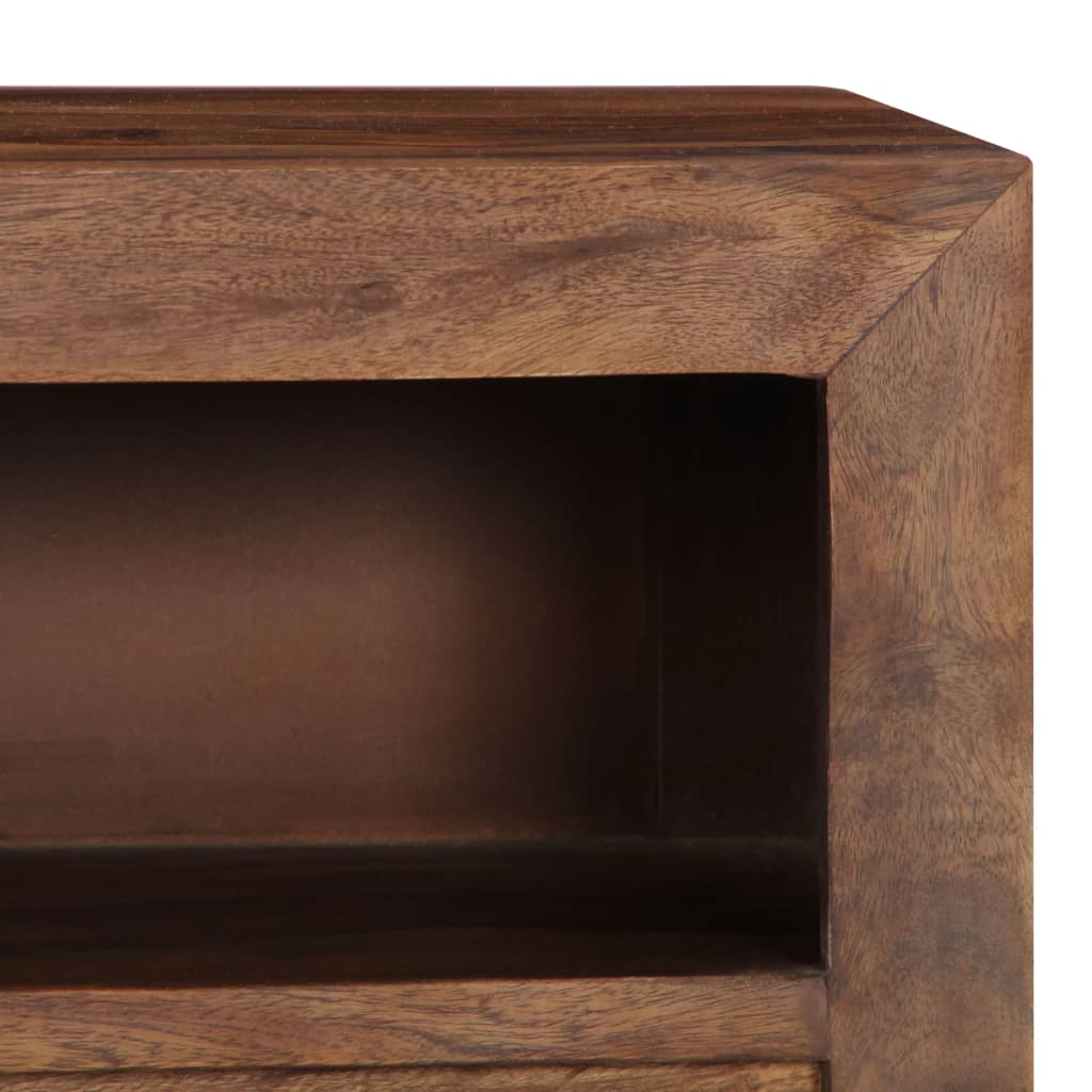 vidaXL Meuble TV 120x30x40 cm Bois d'acacia Massif