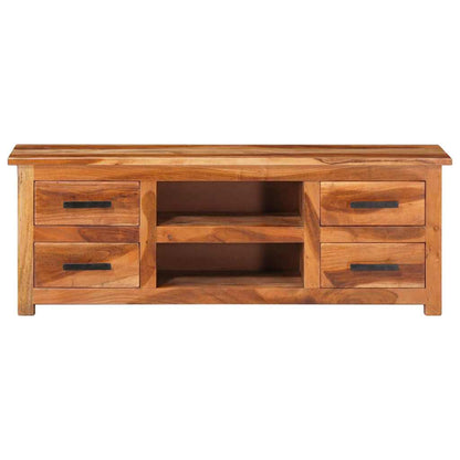 vidaXL Meuble TV 110x30x40 cm Bois massif