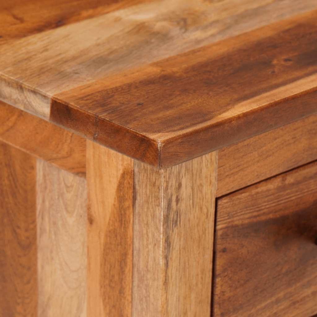 vidaXL Meuble TV 110x30x40 cm Bois massif