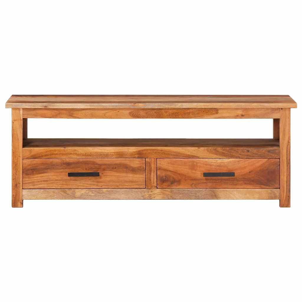 vidaXL Meuble TV 118x30x40 cm Bois massif