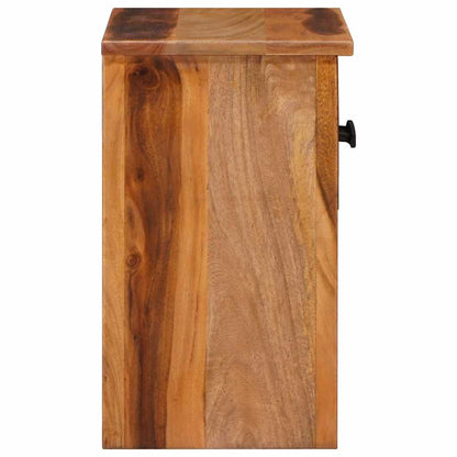 vidaXL Meuble TV 118x30x40 cm Bois massif