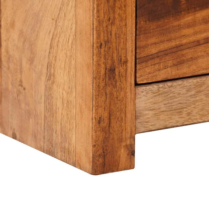 vidaXL Meuble TV 118x30x40 cm Bois massif