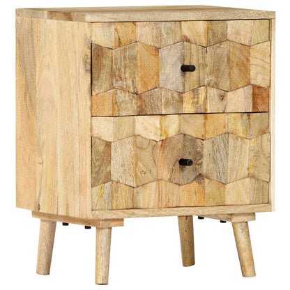 vidaXL Nachttisch 40x30x50 cm Massivholz Mango