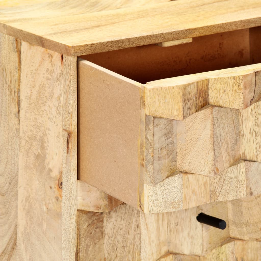 vidaXL Nachttisch 40x30x50 cm Massivholz Mango
