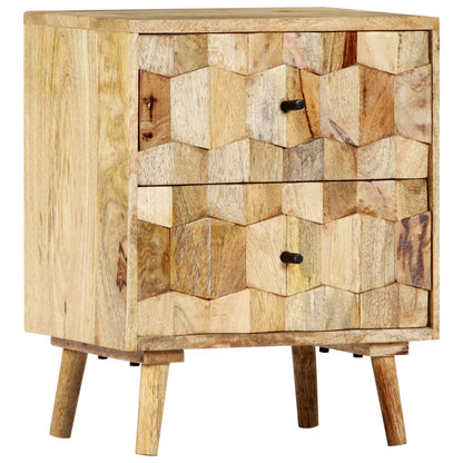 vidaXL Nachttisch 40x30x50 cm Massivholz Mango
