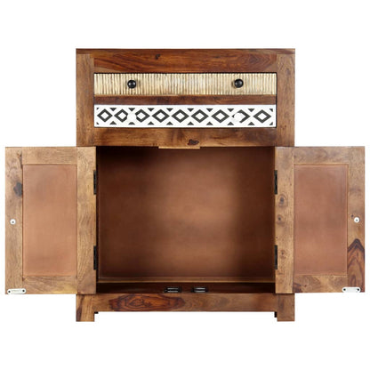 vidaXL Beistellschrank 60x30x75 cm Massivholz Akazie