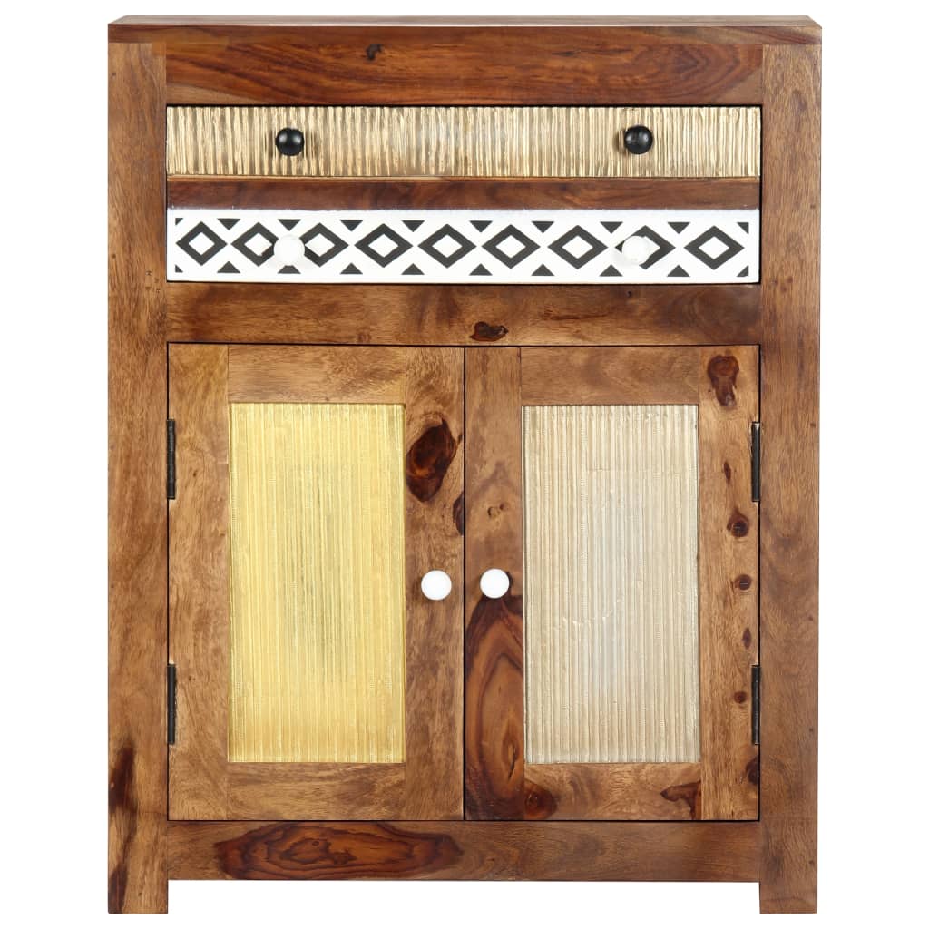 vidaXL Beistellschrank 60x30x75 cm Massivholz Akazie
