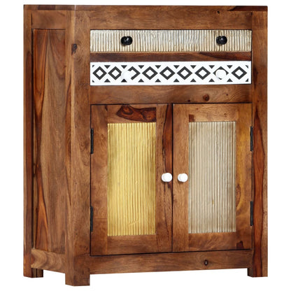 vidaXL Beistellschrank 60x30x75 cm Massivholz Akazie