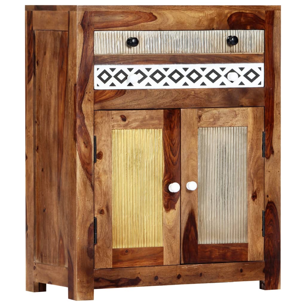 vidaXL Beistellschrank 60x30x75 cm Massivholz Akazie