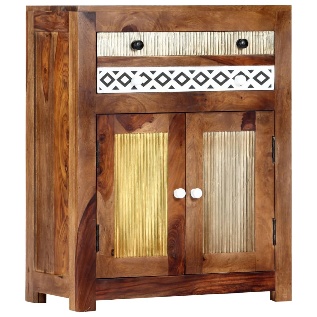 vidaXL Beistellschrank 60x30x75 cm Massivholz Akazie