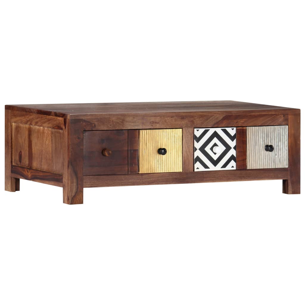vidaXL Couchtisch 90x50x30 cm Massivholz Akazie