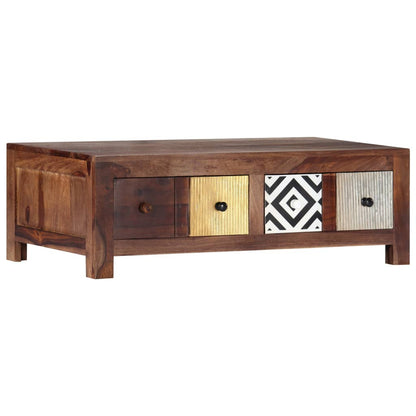 vidaXL Couchtisch 90x50x30 cm Massivholz Akazie