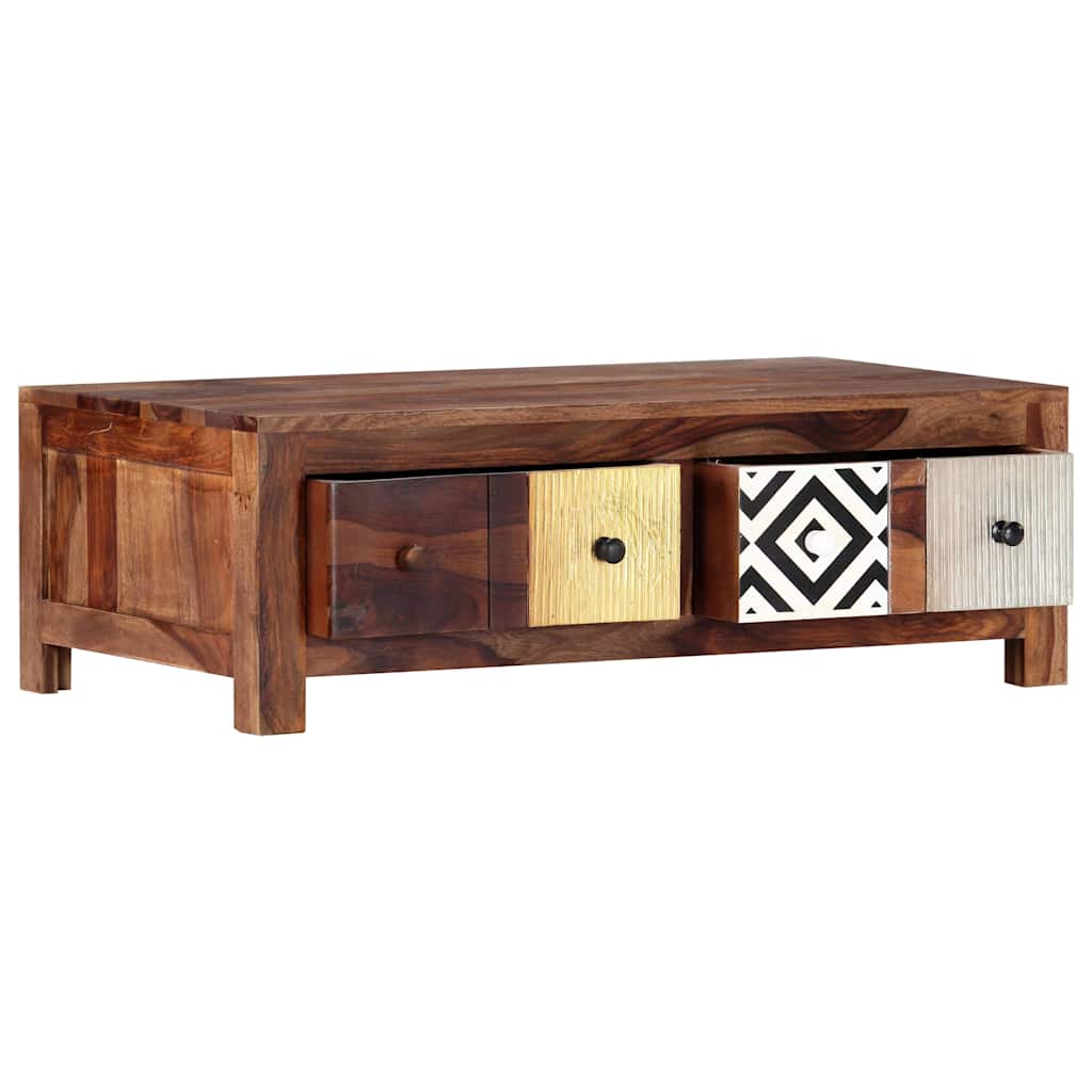 vidaXL Couchtisch 90x50x30 cm Massivholz Akazie