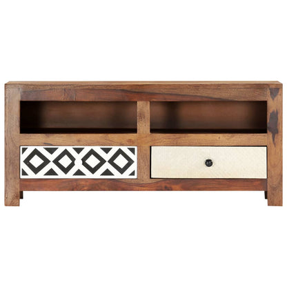 vidaXL Meuble TV 90x30x40 cm Bois d'acacia massif