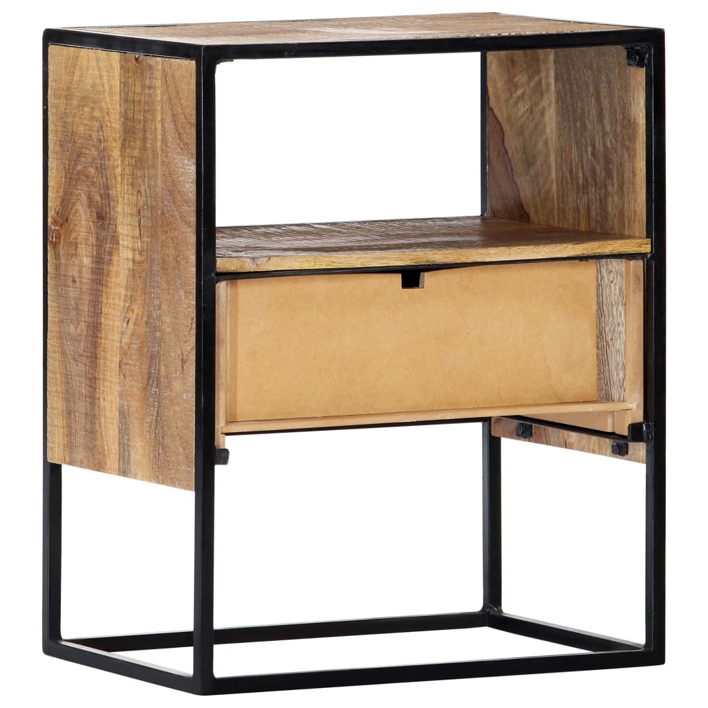 vidaXL Nachttisch 40x30x50 cm Massivholz Mango