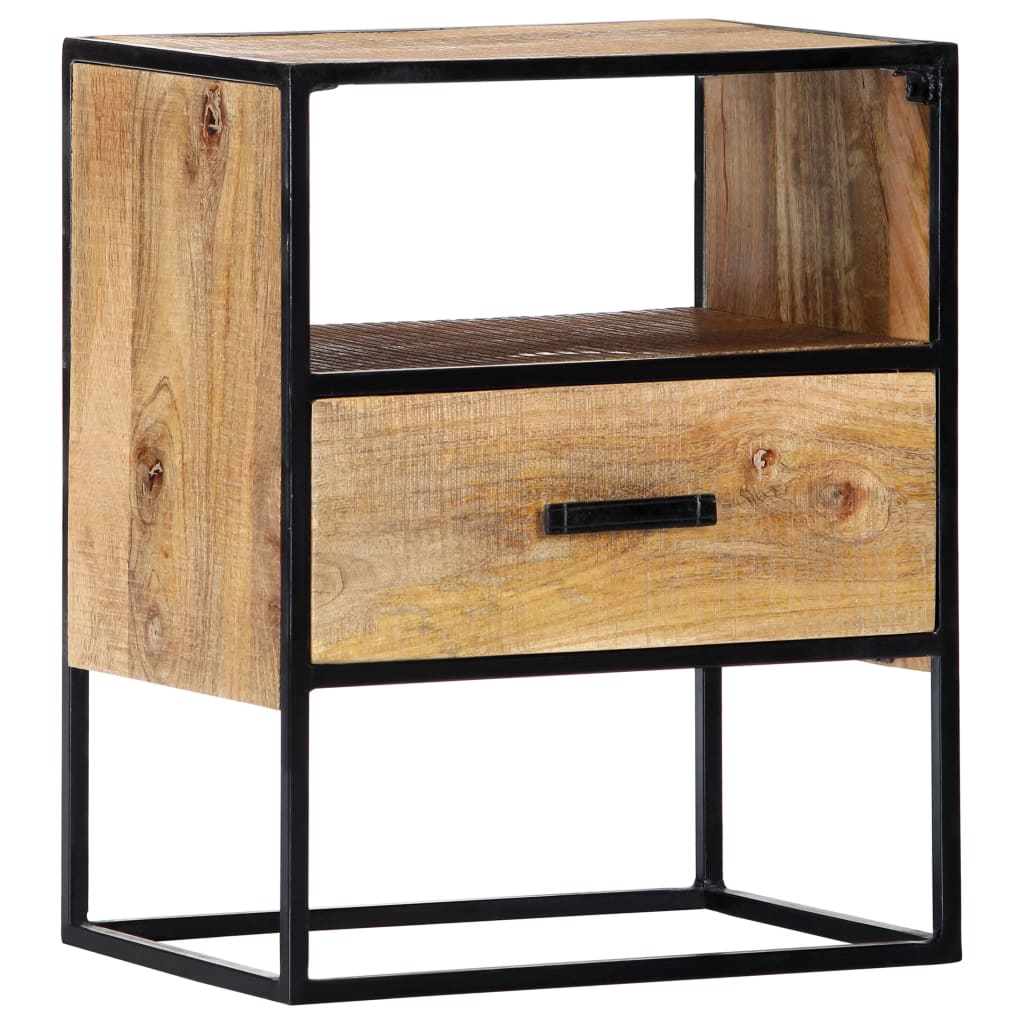 vidaXL Nachttisch 40x30x50 cm Massivholz Mango